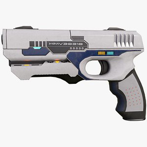 Pistolet plastique Airsoft Gun 217AF modèle 3D $49 - .3ds .obj .lwo .ma  .max .c4d - Free3D