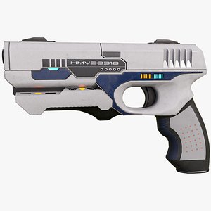 Sci-Fi Pistol 01 All PBR Unity UE Textures