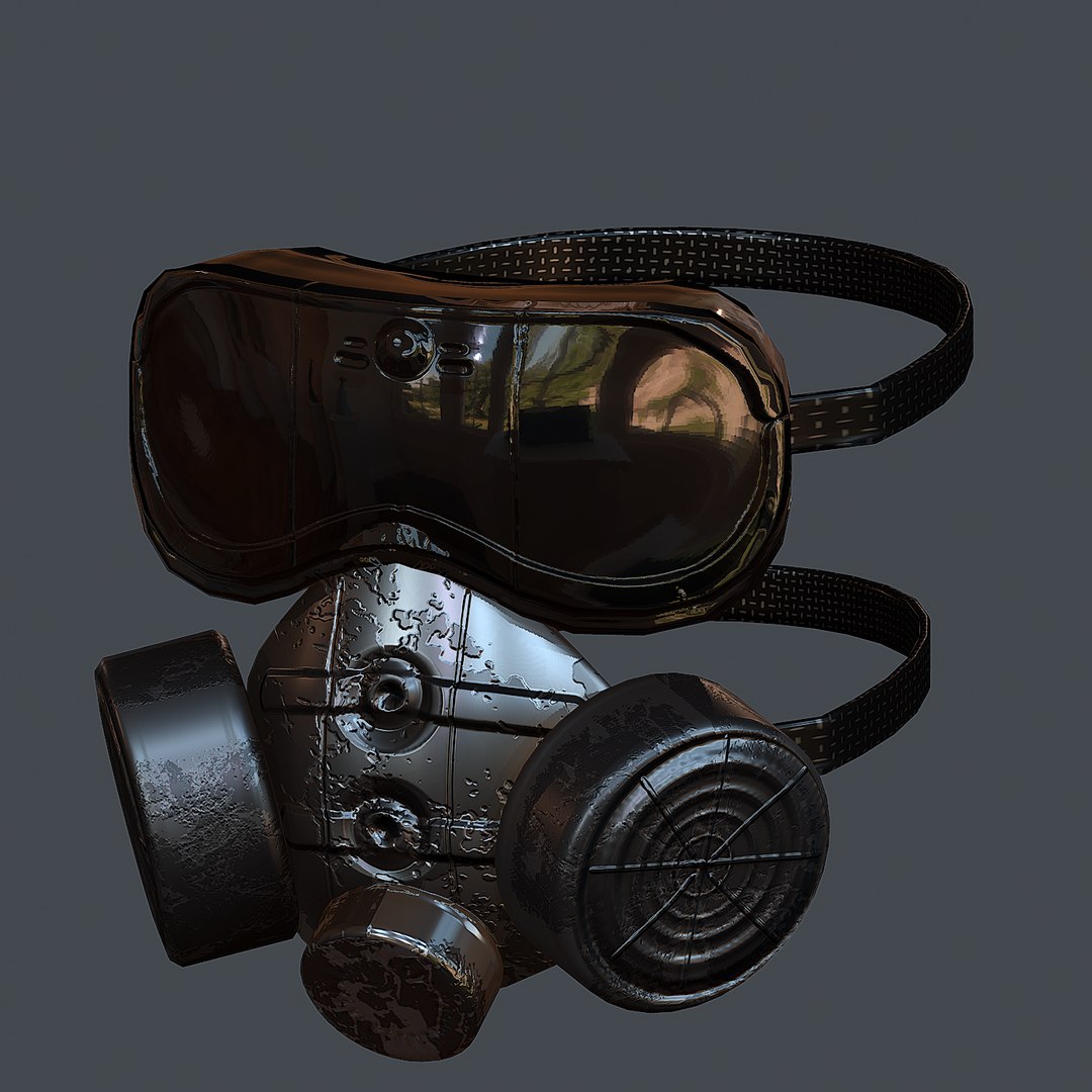 Free Gas Mask Model - TurboSquid 1693987