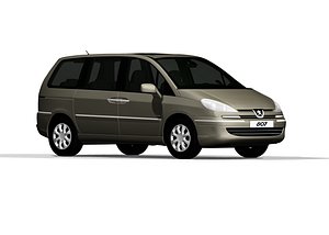 3d model peugeot 807 generation 2