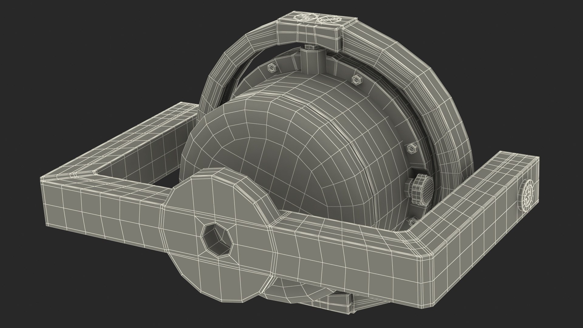 Large Marine Compass Steel 3D Model - TurboSquid 1991652