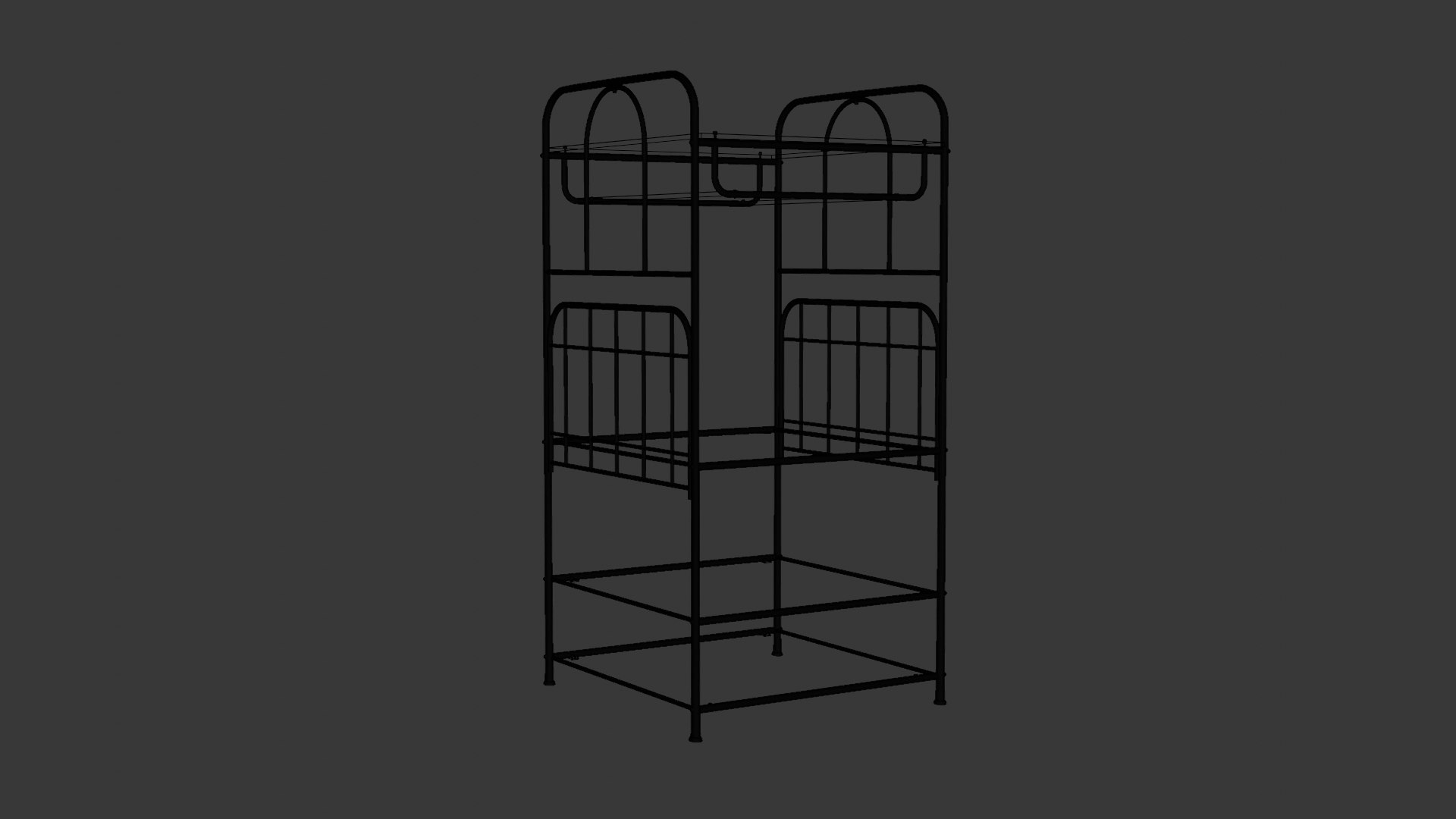 3D Iron Rack Model - TurboSquid 2513503