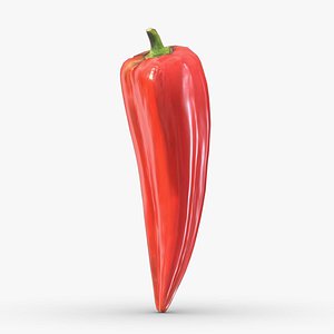 3D Peppers Low Poly