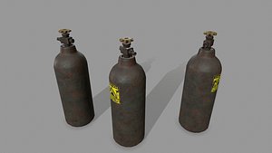 3D oxygen tank model