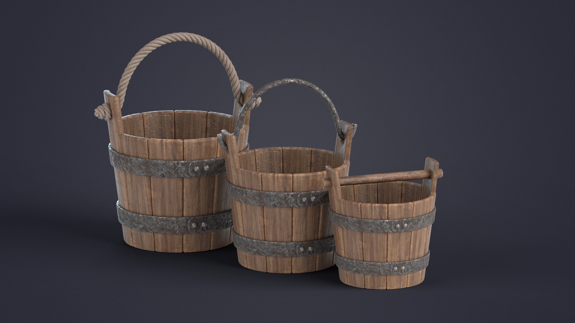 Wooden Medieval Pack - Storage 3D - TurboSquid 2359575