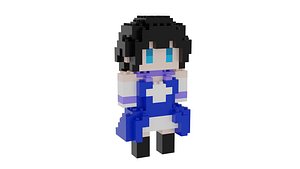 Toy block with building animation