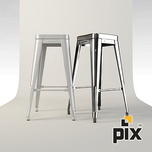 Xavier Pauchard - Metal Bar Stool