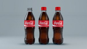 Coke PET Bottle C4D native model