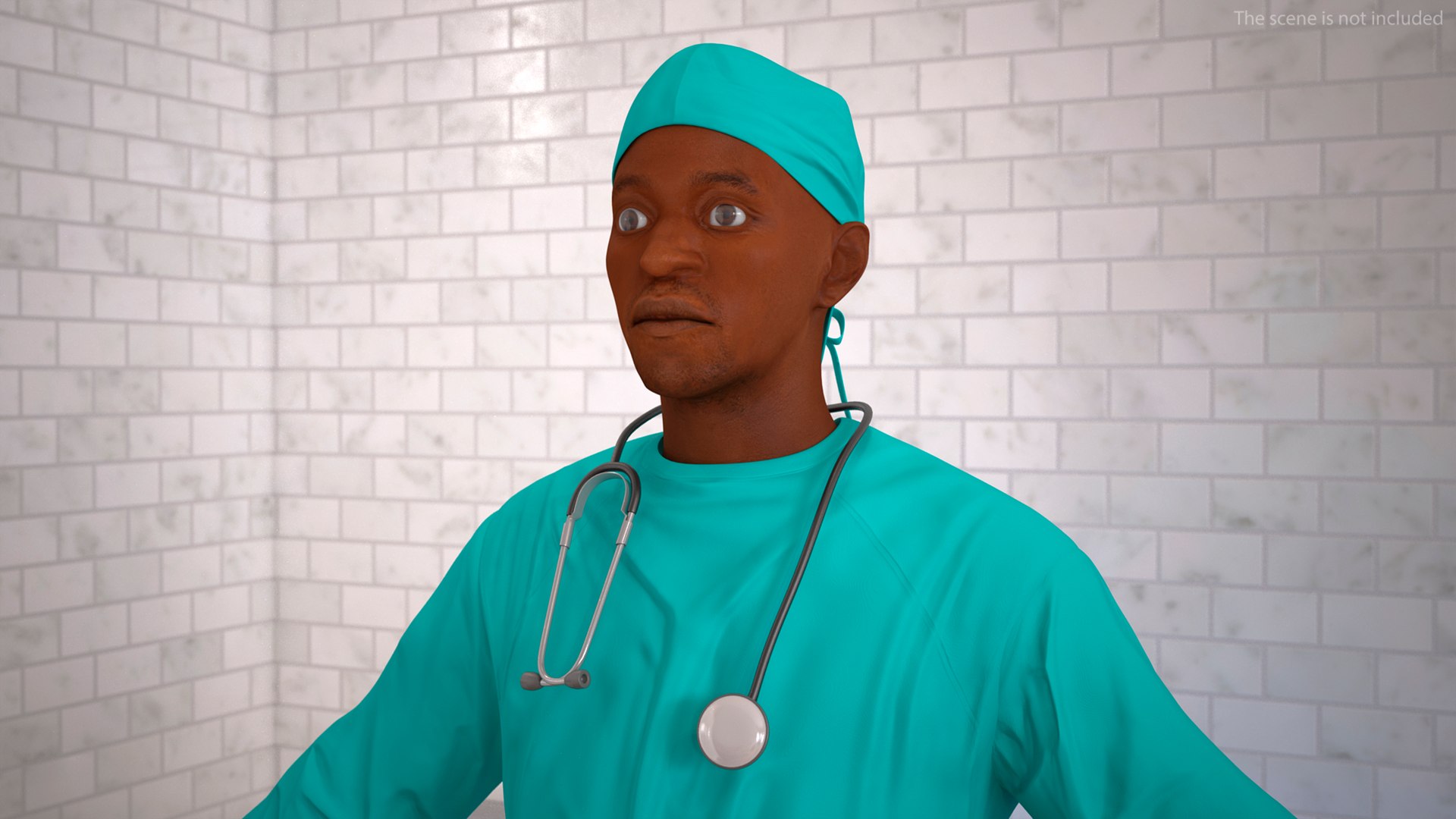 African Black Male Doctor Rigged For Maya 3D Model - TurboSquid 2208771