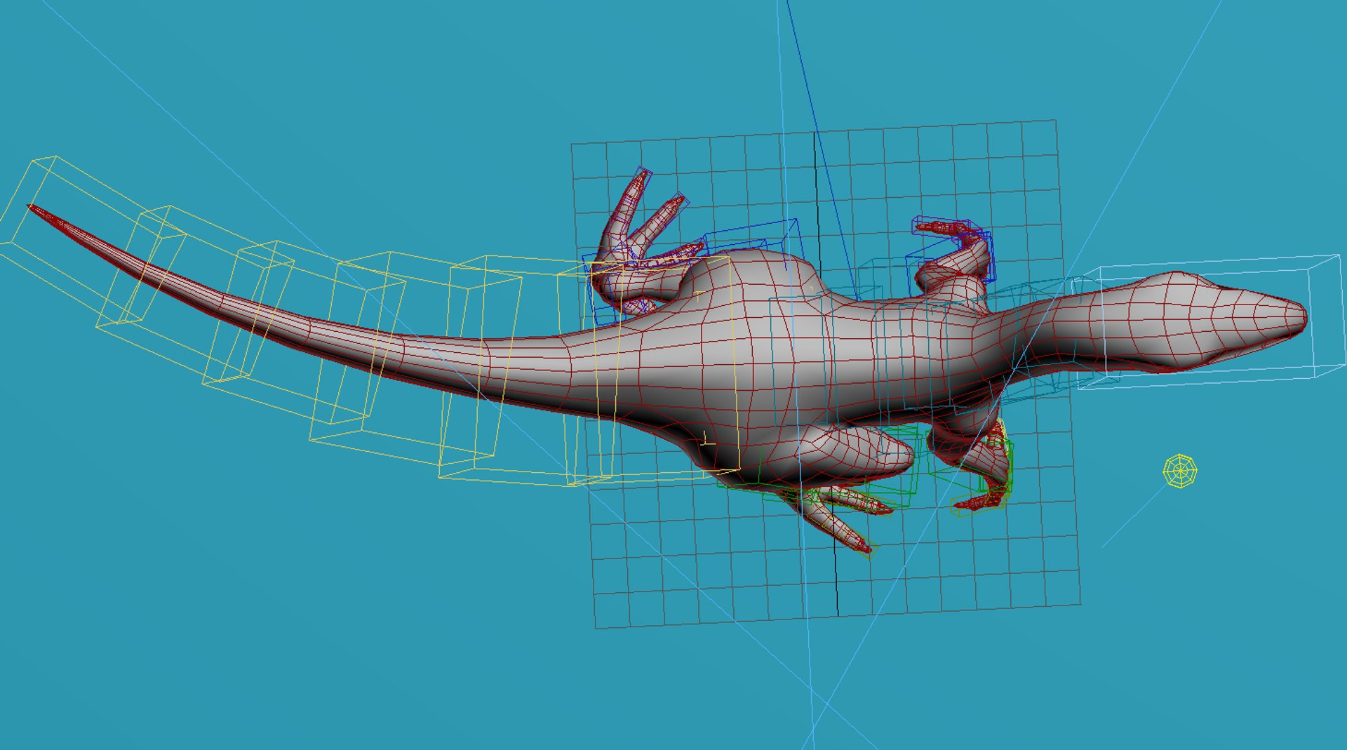 velociraptor dino 3d max