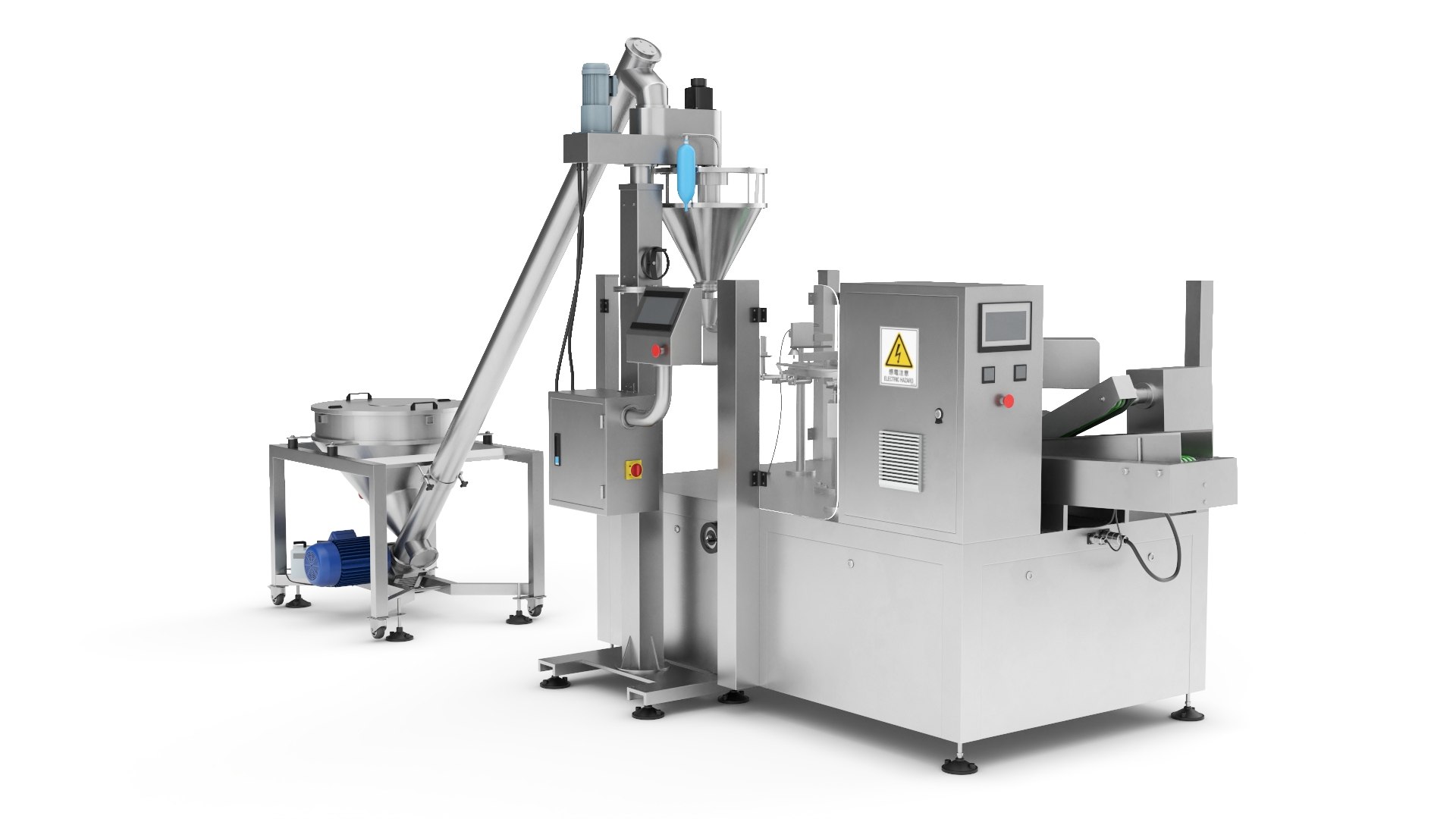 Premade Pouch Packaging Machine Powder 3D Model - TurboSquid 2343062