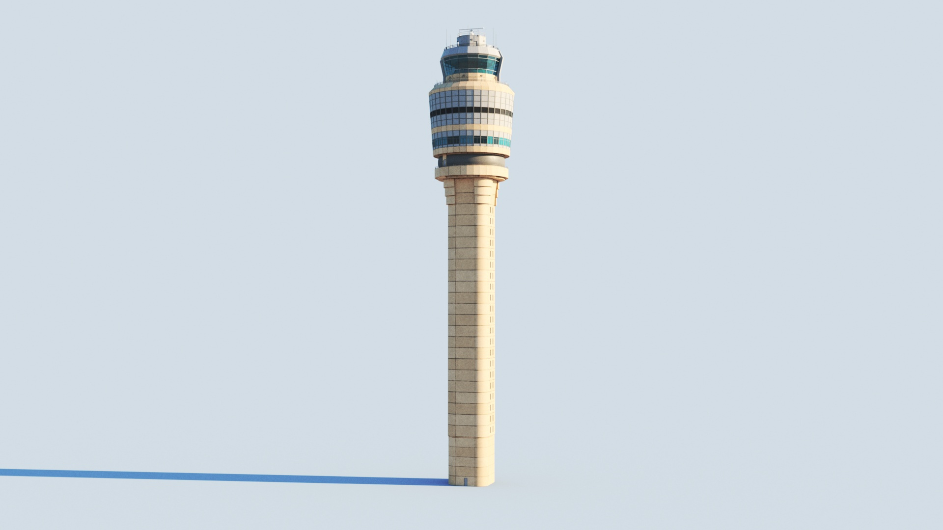 Atlanta Air Control Tower 3d Turbosquid 1451973