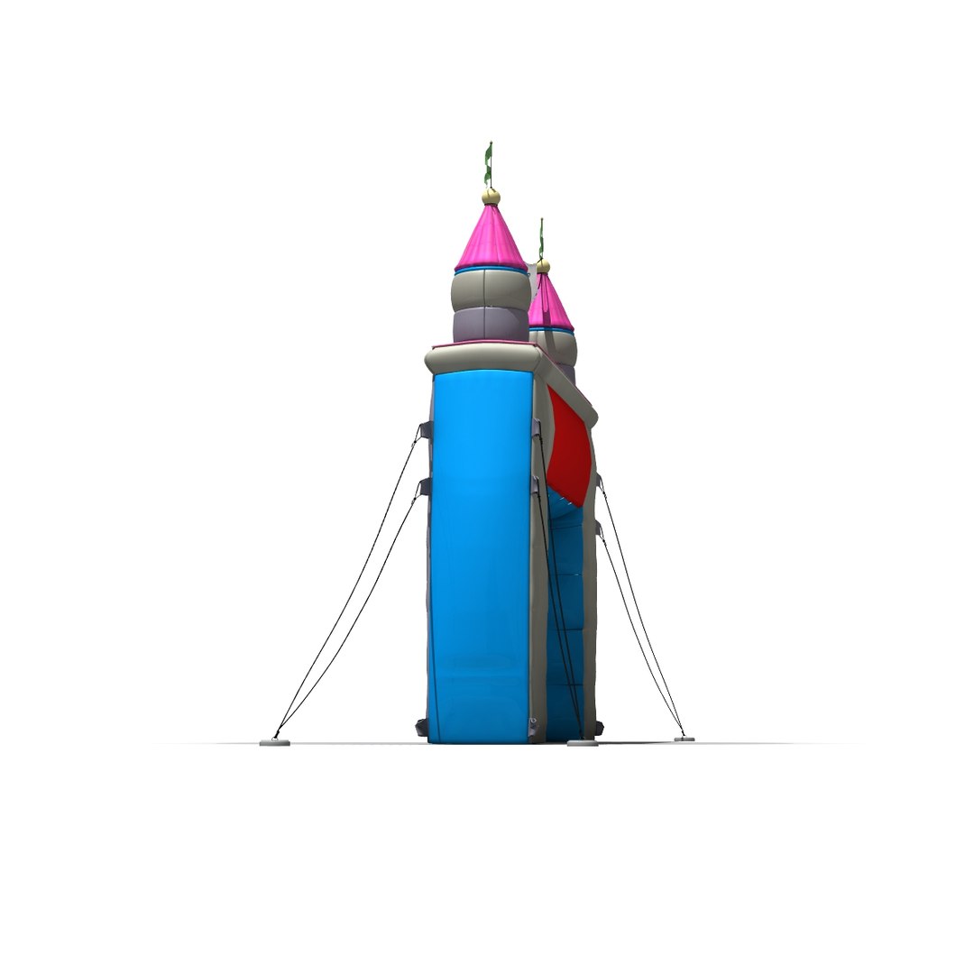3D Inflatable Castle - TurboSquid 1360348