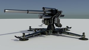 3d model flak 18 88mm