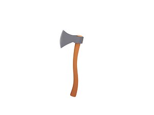 Cartoon Axe 3D model