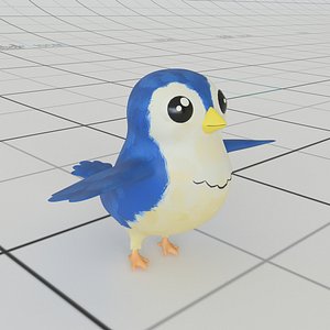 Bird Cartoon Rigged