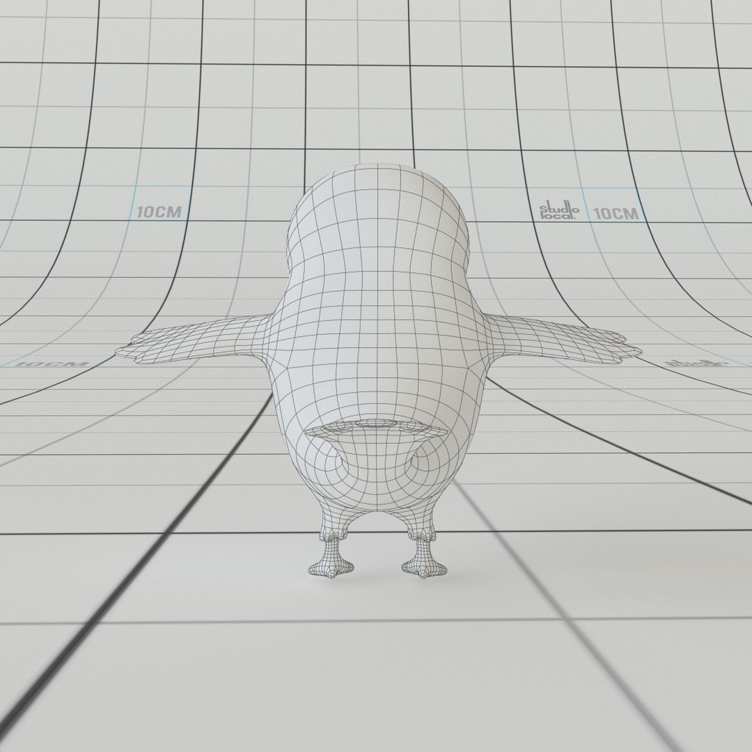 3D Cartoon Bird Rig Model - TurboSquid 1211627