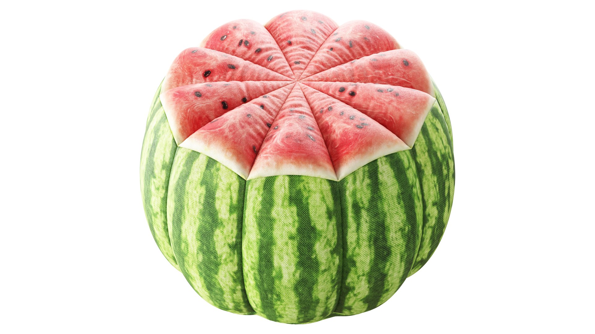 Soft watermelon pouf model https://p.turbosquid.com/ts-thumb/Ns/tTK7p8/FT/v_04/jpg/1783381577/1920x1080/fit_q87/33947dc0126532beee60865d62340326529e1e53/v_04.jpg