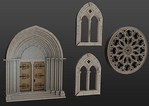 Medieval architecture elements collections