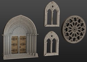 Medieval architecture elements collections