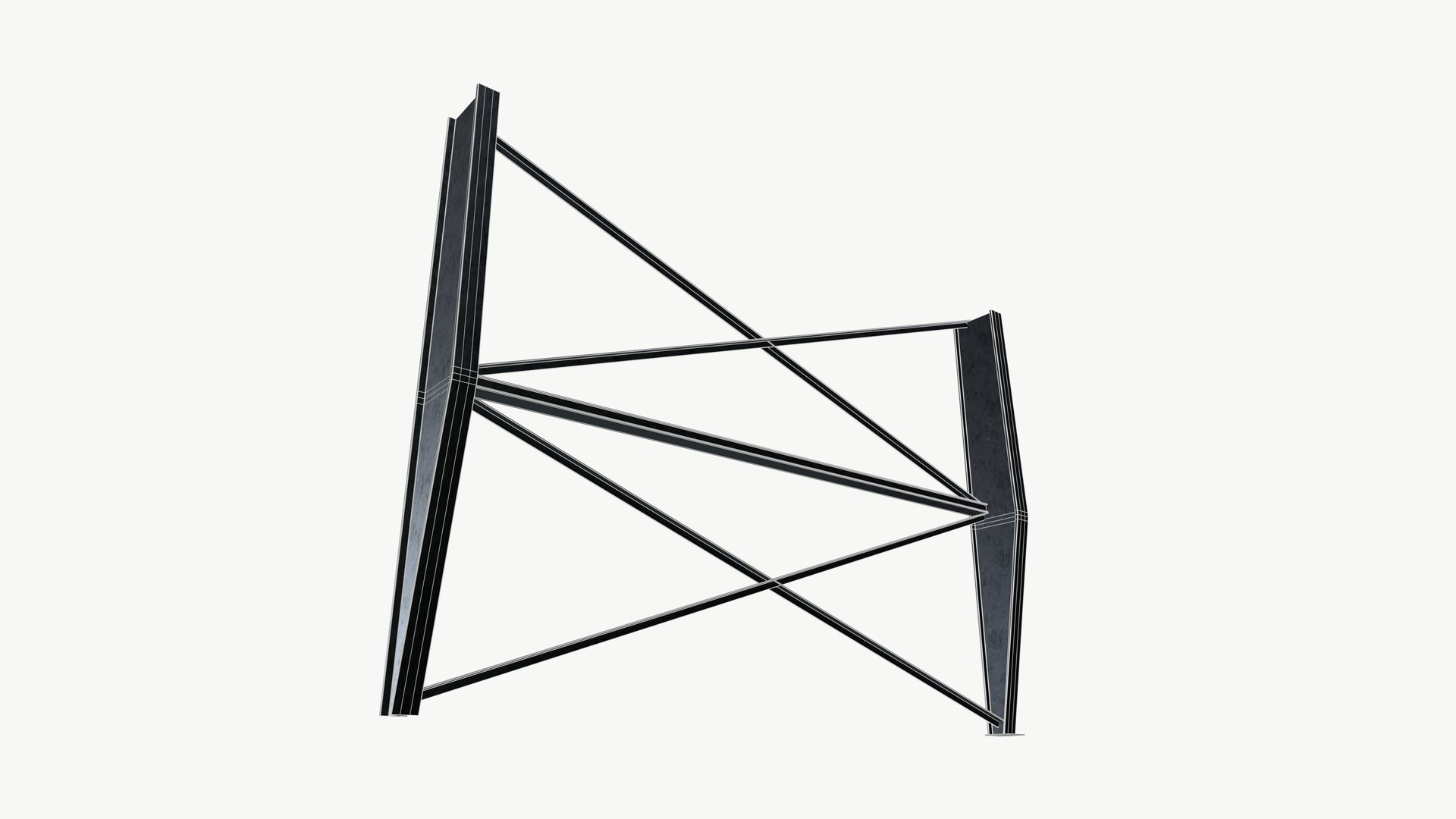 Pillars Frame 3D - TurboSquid 2269883