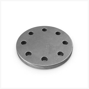 Round Flange Metal armor V1 PBR 3D model