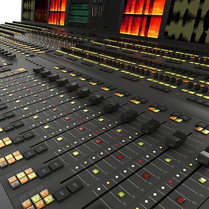Audio Mixer Console