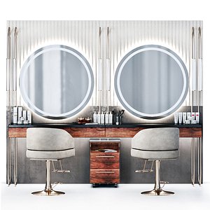 3D Beauty salon 09 barbershop