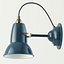 Oryginalna lampa ścienna z mosiądzu 1227