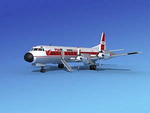propellers l188 electra lockheed 3ds