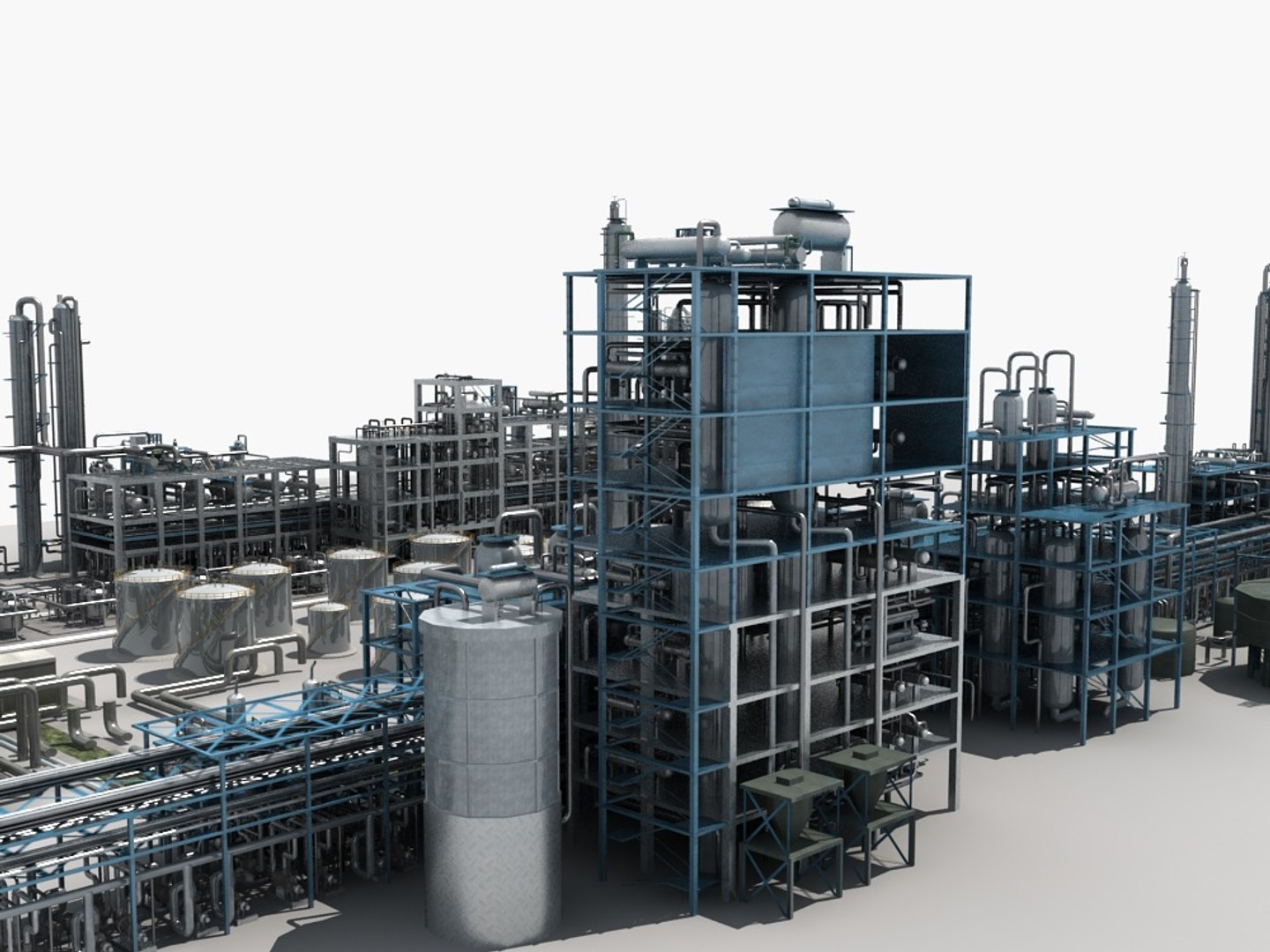 Refinery Unit Model - TurboSquid 1370663