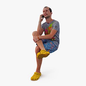 3d model casual man
