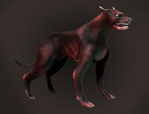 3ds max hell dog
