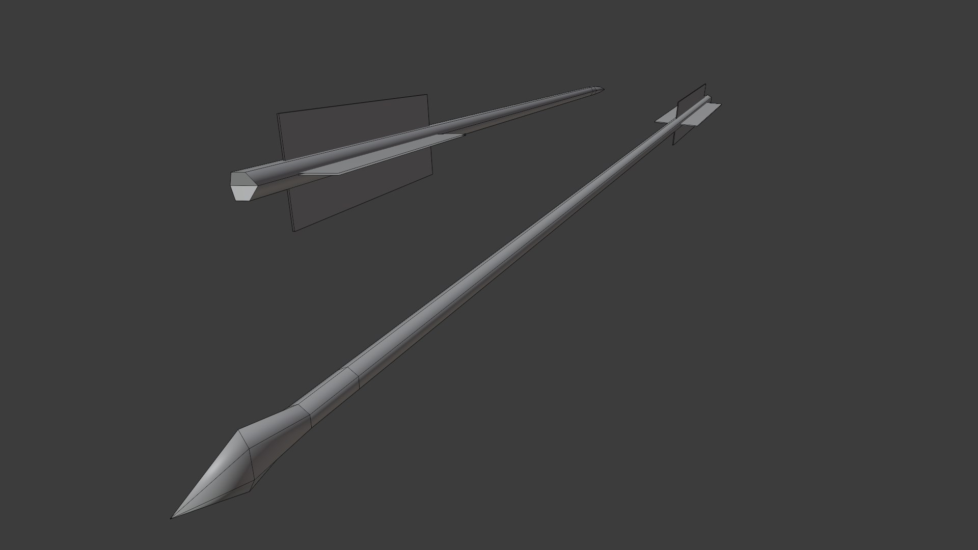 Ultra Lowpoly Arrow Model - TurboSquid 1770612