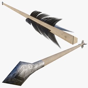 Ultra lowpoly arrow