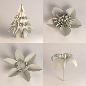 origami plants