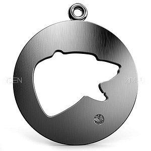 Domed Bear Pendant