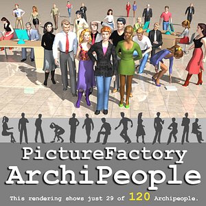 archipeople zipped 3d model