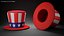 Patriotic American Top Hat