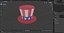 Patriotic American Top Hat