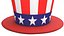 Patriotic American Top Hat