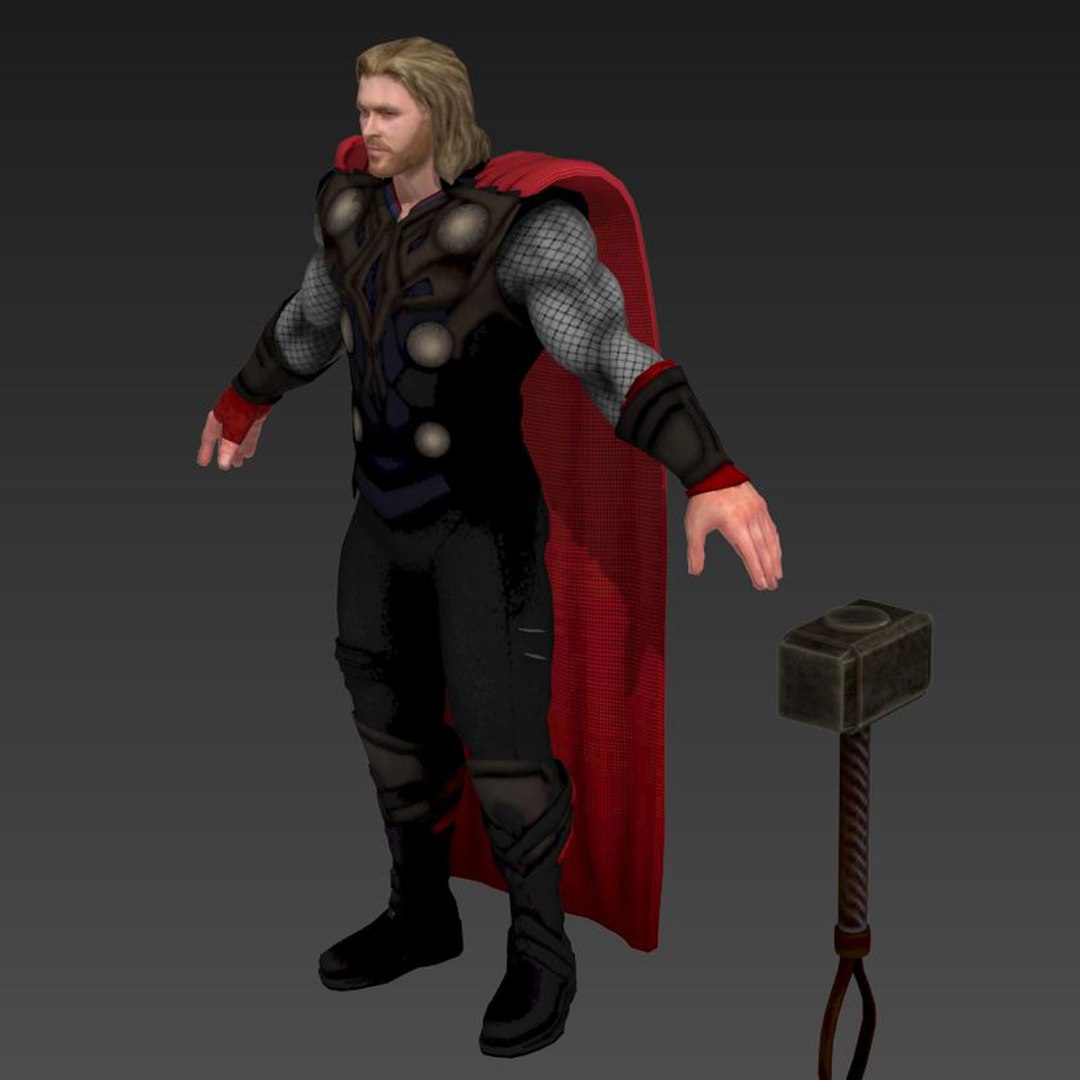 3D Thor Marvel - TurboSquid 1477263