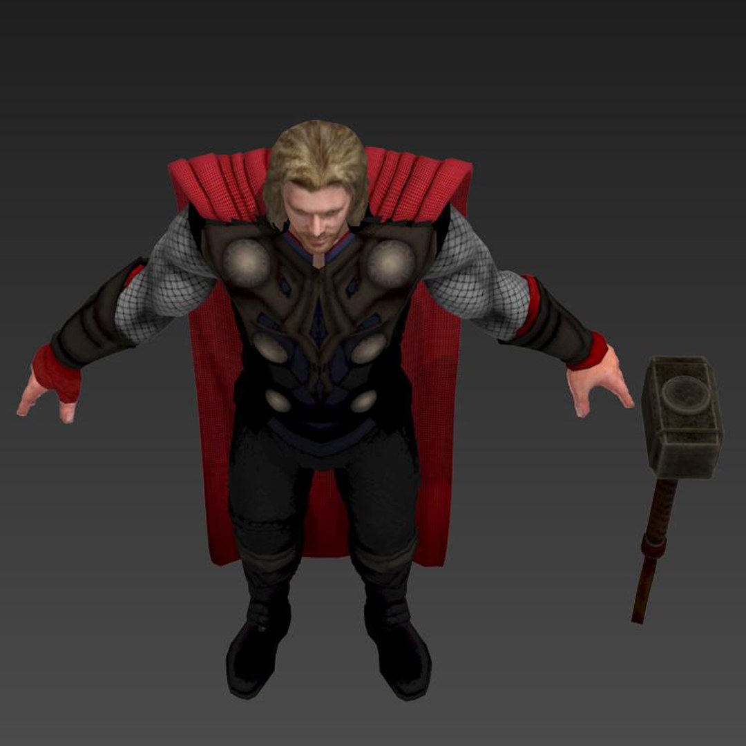 3D Thor Marvel - TurboSquid 1477263