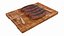 Grilled Sausages on Cutting Board