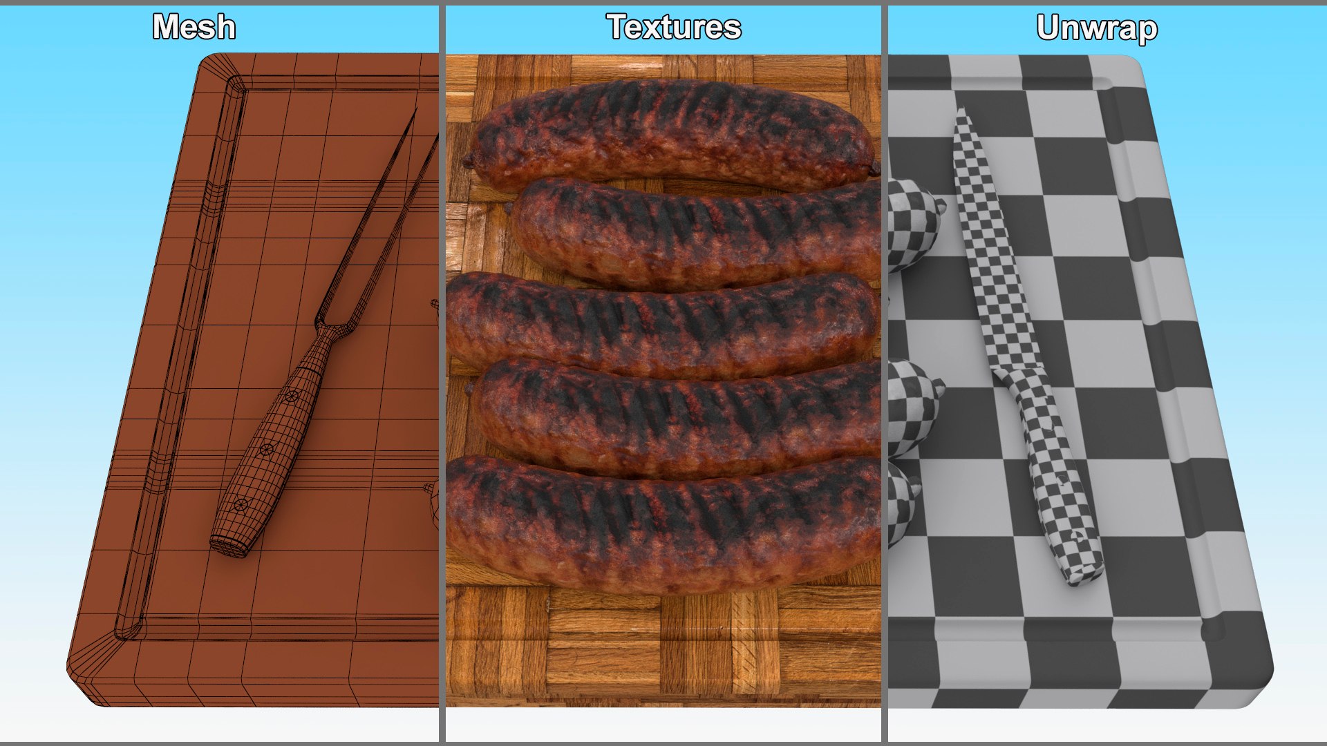Grilled Sausages on Cutting Board model https://p.turbosquid.com/ts-thumb/Nt/OHowk6/aP/grilled_sausages_on_cutting_board_007/jpg/1759114624/1920x1080/fit_q87/e5e4498b19e705c031bcf04f8f72d26cbc0629f9/grilled_sausages_on_cutting_board_007.jpg