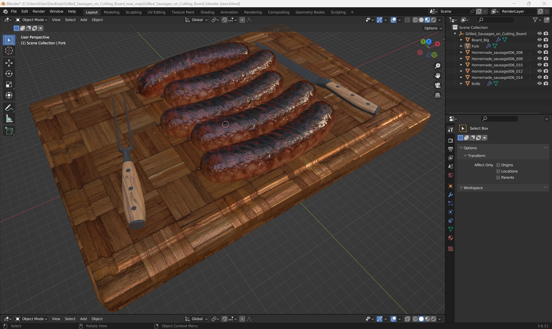 Grilled Sausages on Cutting Board model https://p.turbosquid.com/ts-thumb/Nt/OHowk6/c0/grilled_sausages_on_cutting_board_1001/jpg/1759114650/1920x1080/fit_q87/53df91d273d84095981dd34a9885b154c8ec8647/grilled_sausages_on_cutting_board_1001.jpg