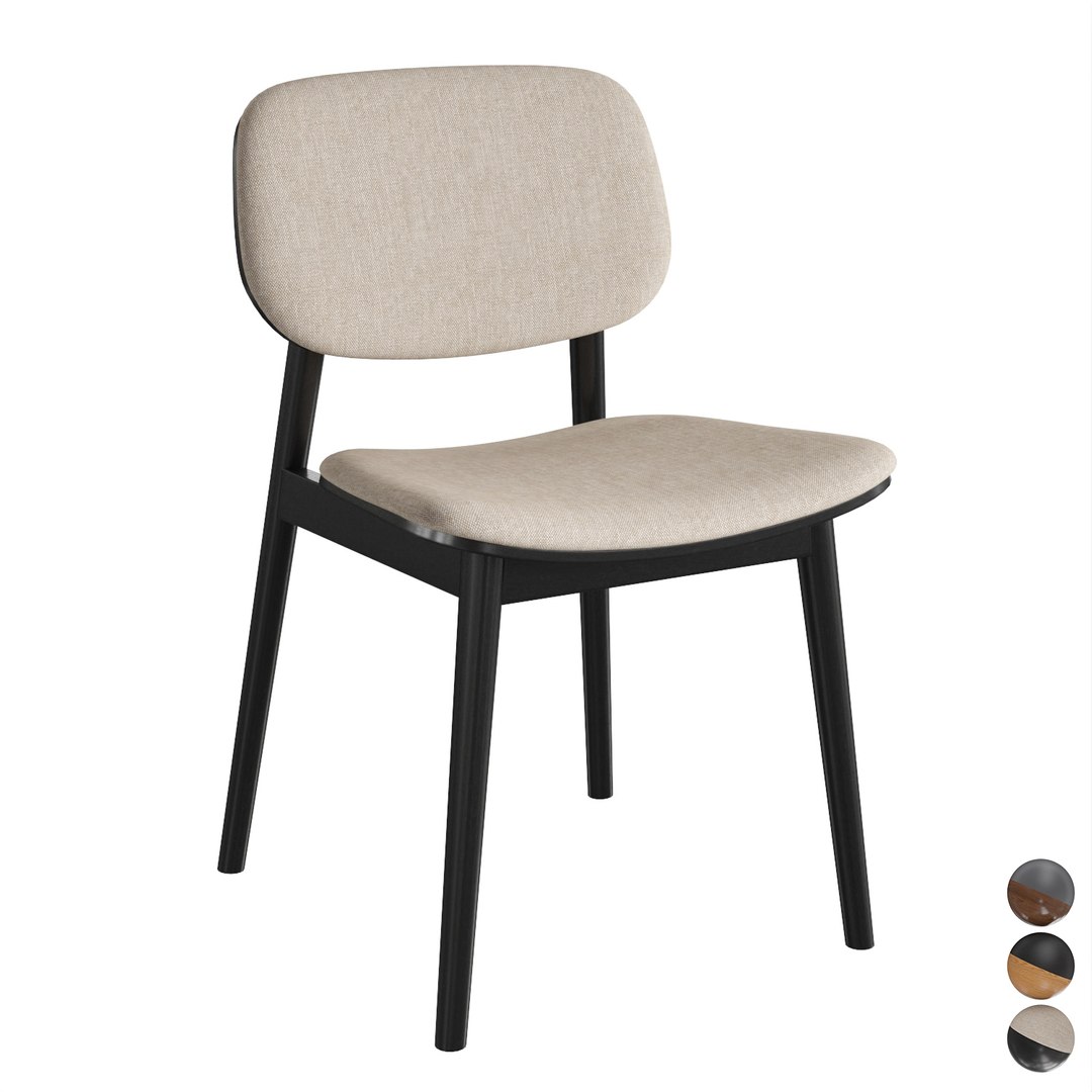 3D Dining Chair Rhett - TurboSquid 1889349