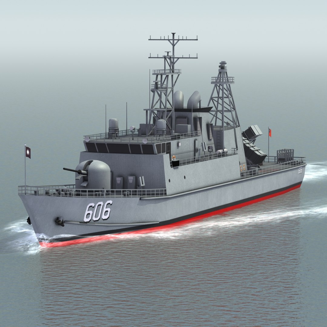 Ching Chiang Patrol Boat 3d Model
