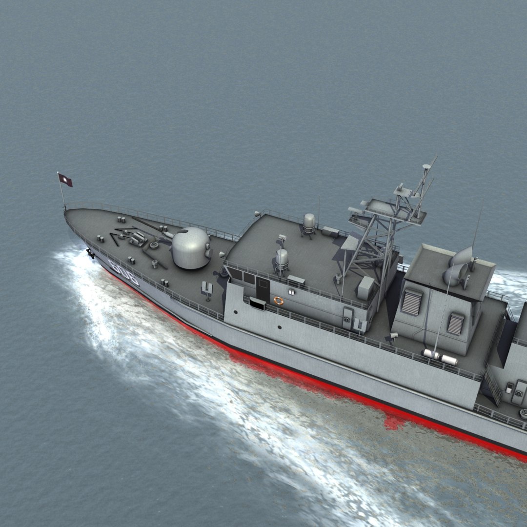 Ching Chiang Patrol Boat 3d Model