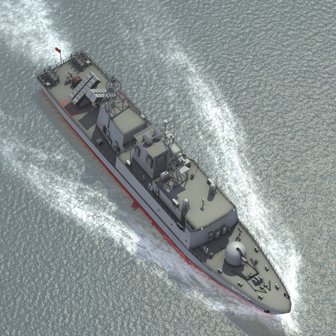 Ching Chiang Patrol Boat 3d Model
